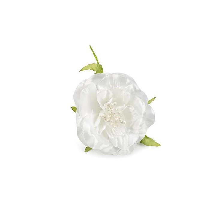 FIORE GRANDE CON PISTILLI CM7 BIANCO